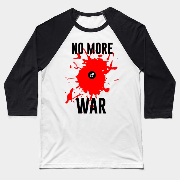 No More War Baseball T-Shirt by artpirate